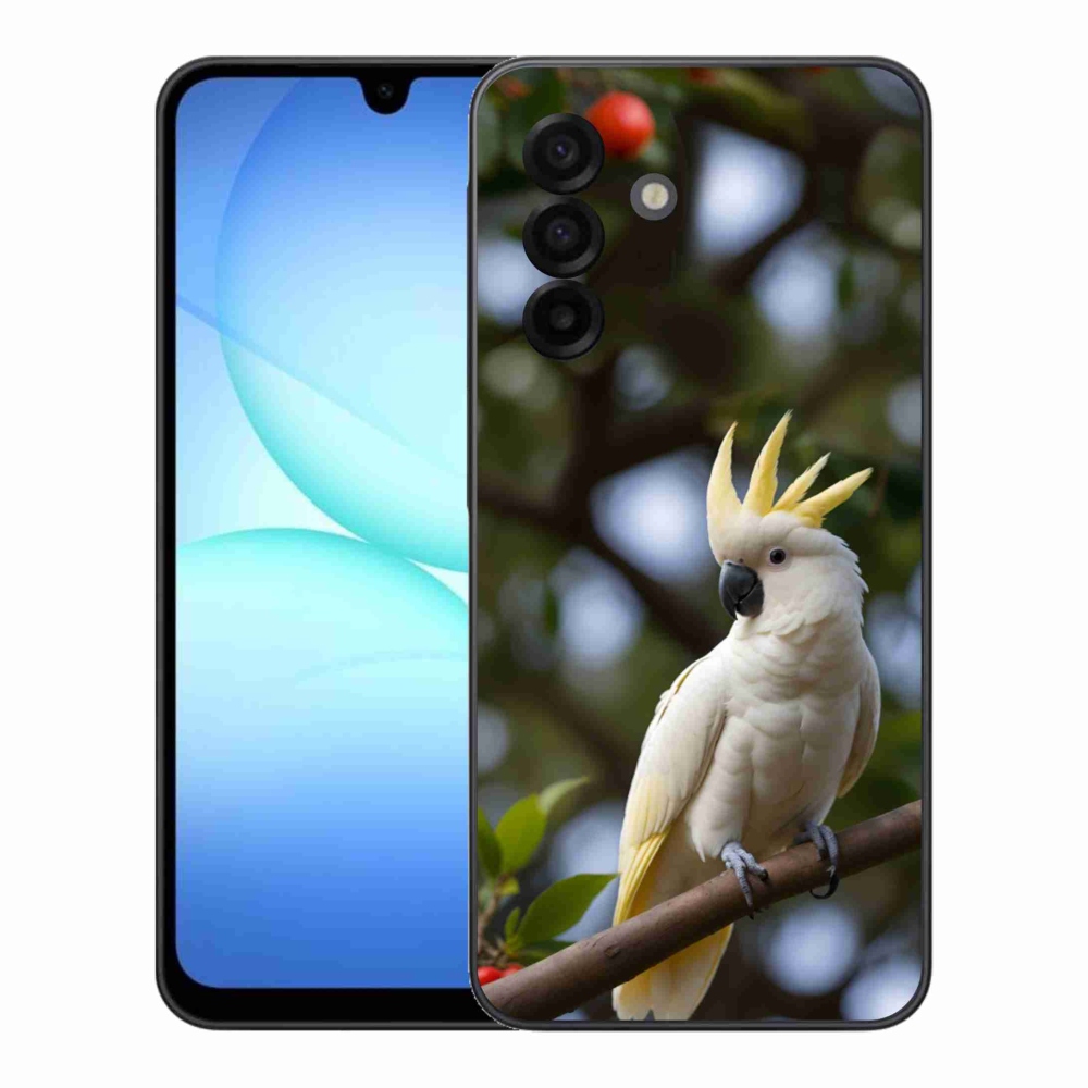 Gelový kryt mmCase na Samsung Galaxy A17 4G/5G - papoušek kakadu 3