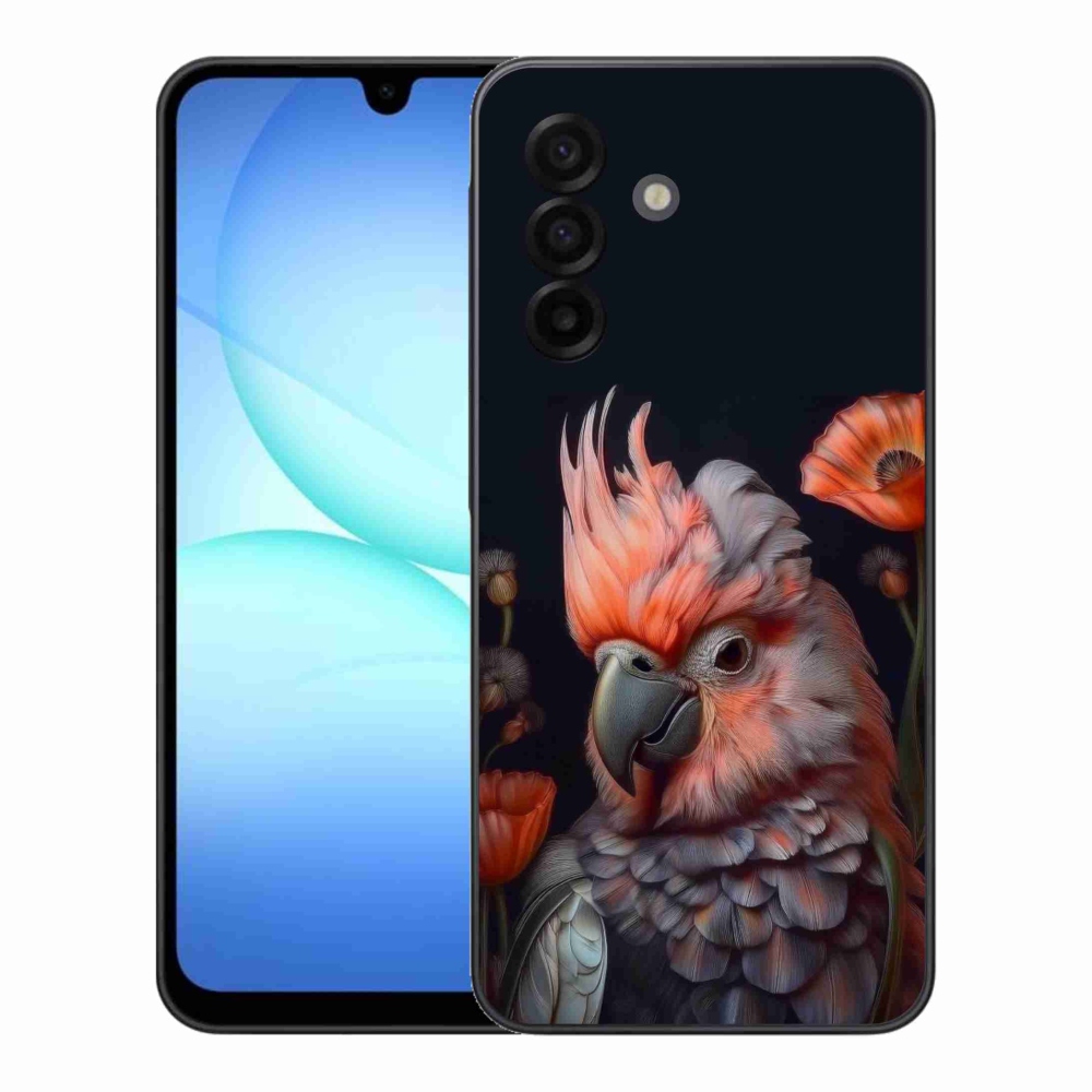 Gelový kryt mmCase na Samsung Galaxy A17 4G/5G - papoušek kakadu v barvách