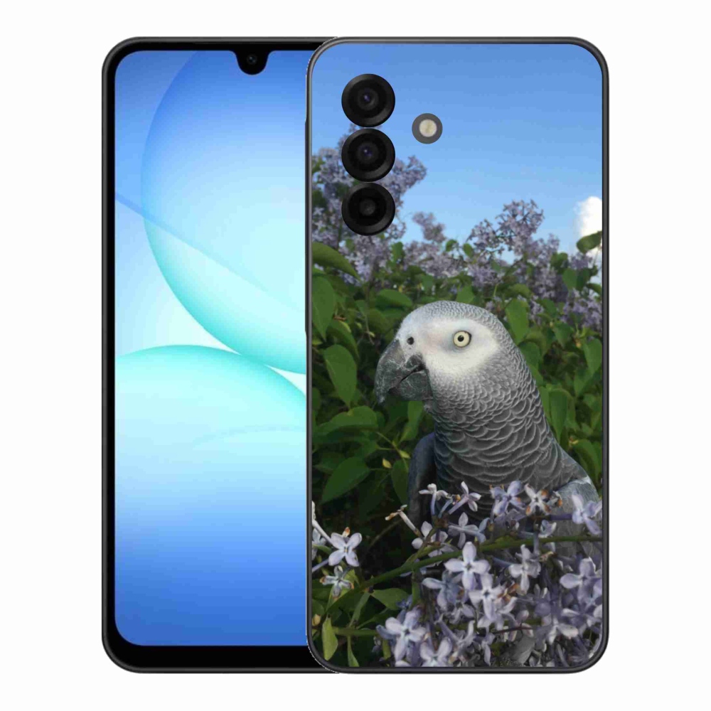 Gelový kryt mmCase na Samsung Galaxy A17 4G/5G - papoušek žako