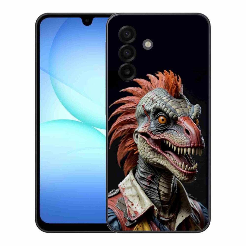 Gelový kryt mmCase na Samsung Galaxy A17 4G/5G - punk dinosaurus