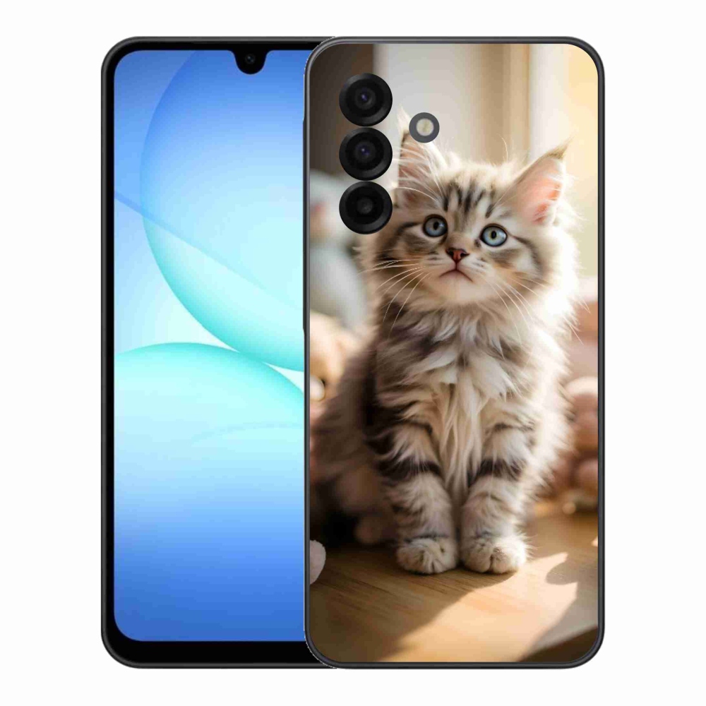 Gelový kryt mmCase na Samsung Galaxy A17 4G/5G - roztomilé kotě 10