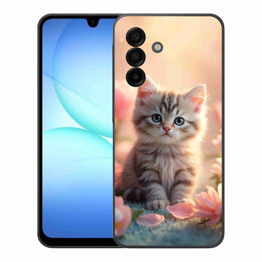 Gelový kryt mmCase na Samsung Galaxy A17 4G/5G - roztomilé kotě 8