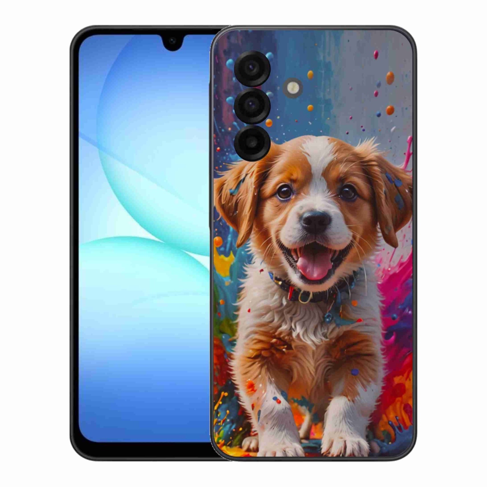 Gelový kryt mmCase na Samsung Galaxy A17 4G/5G - roztomilé štěně 3