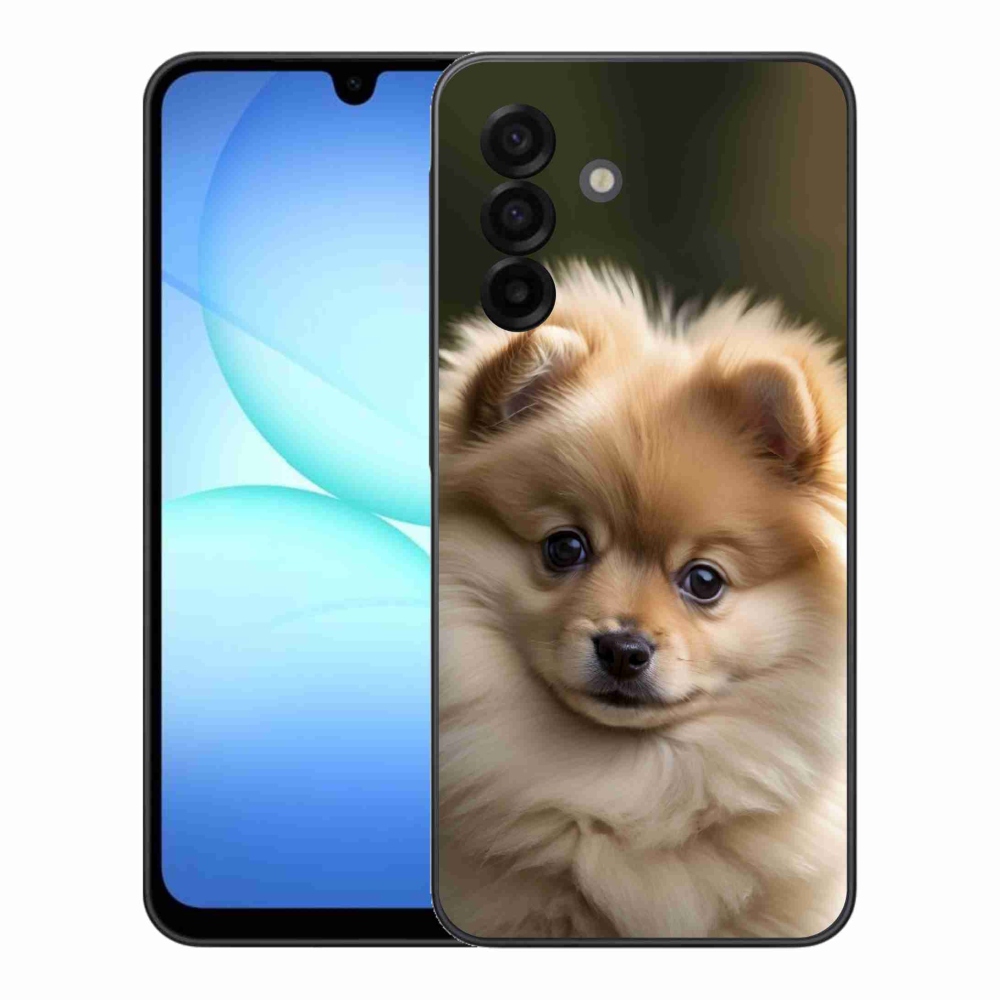 Gelový kryt mmCase na Samsung Galaxy A17 4G/5G - roztomilý pomeranian 2