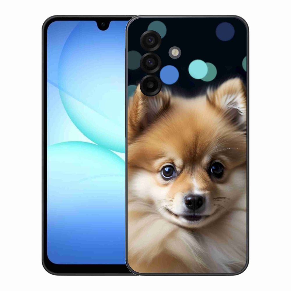 Gelový kryt mmCase na Samsung Galaxy A17 4G/5G - roztomilý pomeranian