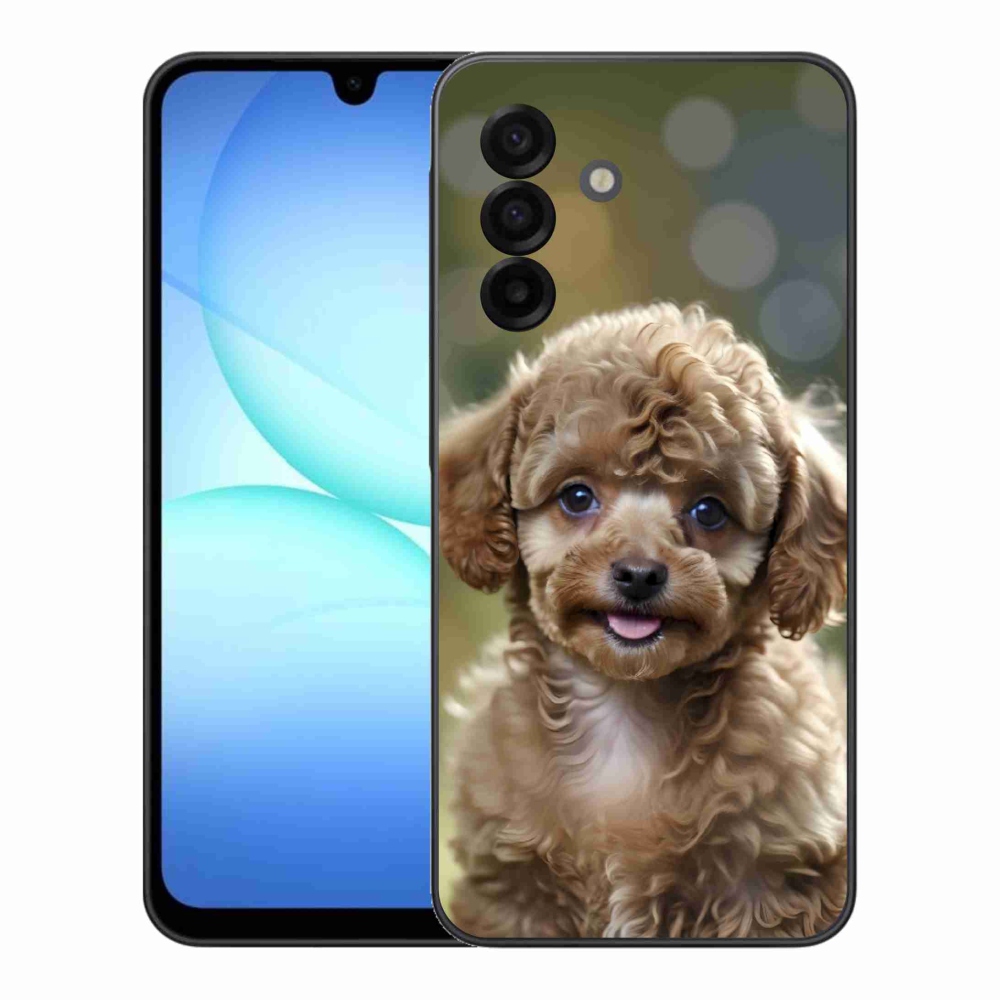 Gelový kryt mmCase na Samsung Galaxy A17 4G/5G - roztomilý pudl