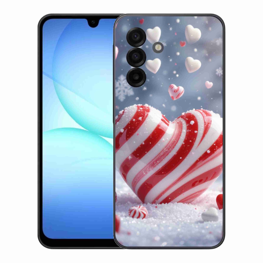 Gelový kryt mmCase na Samsung Galaxy A17 4G/5G - sladké srdce