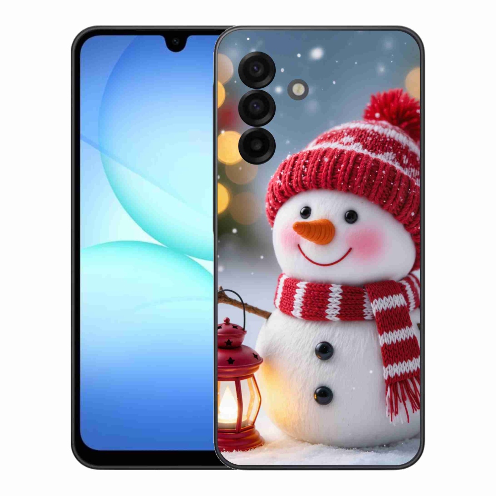 Gelový kryt mmCase na Samsung Galaxy A17 4G/5G - sněhulák 2