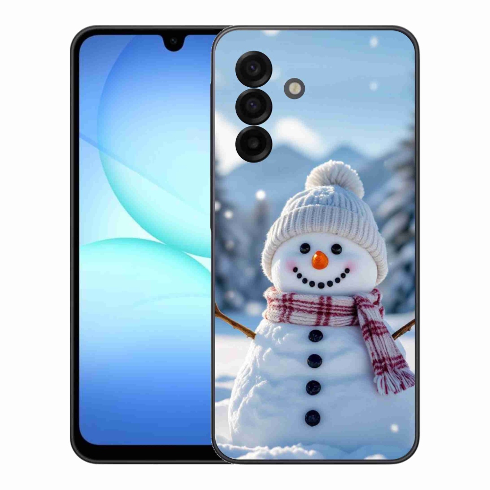 Gelový kryt mmCase na Samsung Galaxy A17 4G/5G - sněhulák 3
