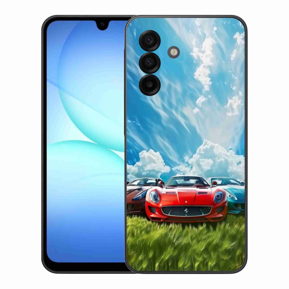 Gelový kryt mmCase na Samsung Galaxy A17 4G/5G - sportovní vozy