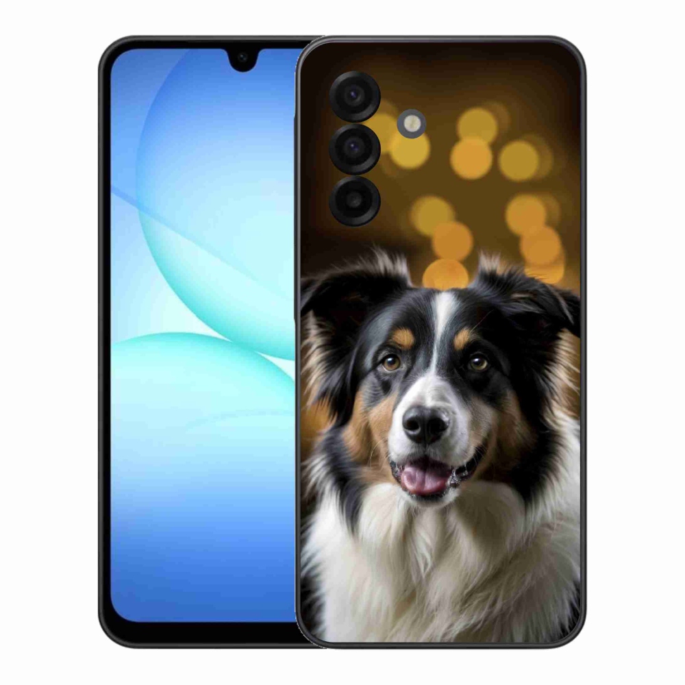 Gelový kryt mmCase na Samsung Galaxy A17 4G/5G - usměvavý australský ovčák