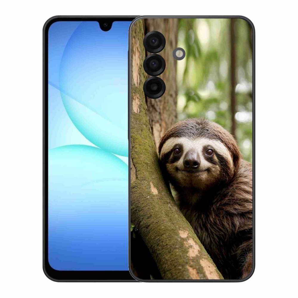 Gelový kryt mmCase na Samsung Galaxy A17 4G/5G - usměvavý lenochod