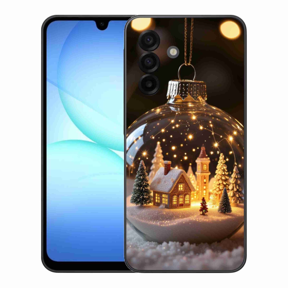 Gelový kryt mmCase na Samsung Galaxy A17 4G/5G - vánoční koule 3