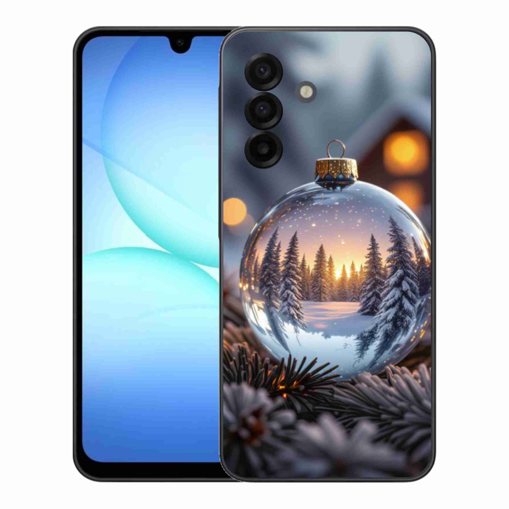 Gelový kryt mmCase na Samsung Galaxy A17 4G/5G - vánoční ozdoba