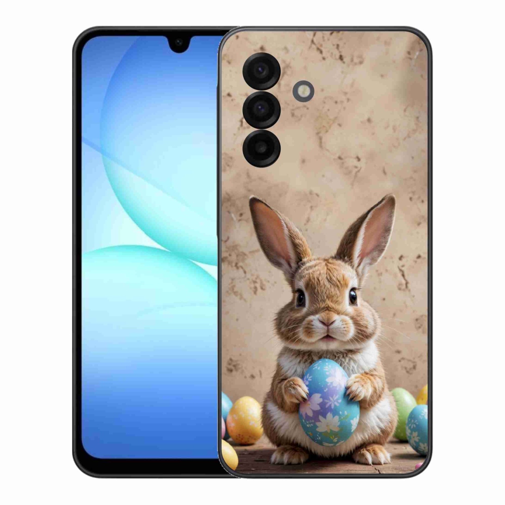 Gelový kryt mmCase na Samsung Galaxy A17 4G/5G - velikonoční králíček