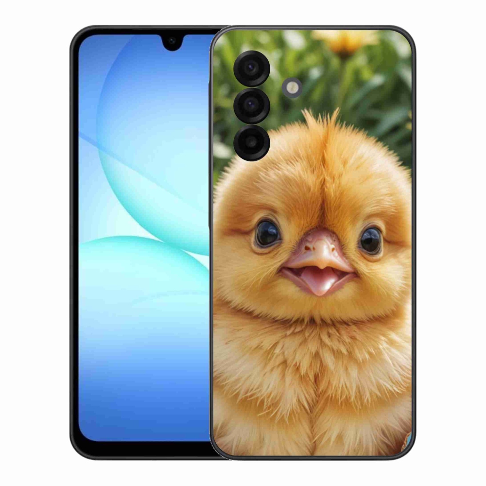 Gelový kryt mmCase na Samsung Galaxy A17 4G/5G - veselé kuřátko