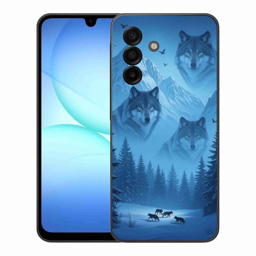 Gelový kryt mmCase na Samsung Galaxy A17 4G/5G - vlčí smečka