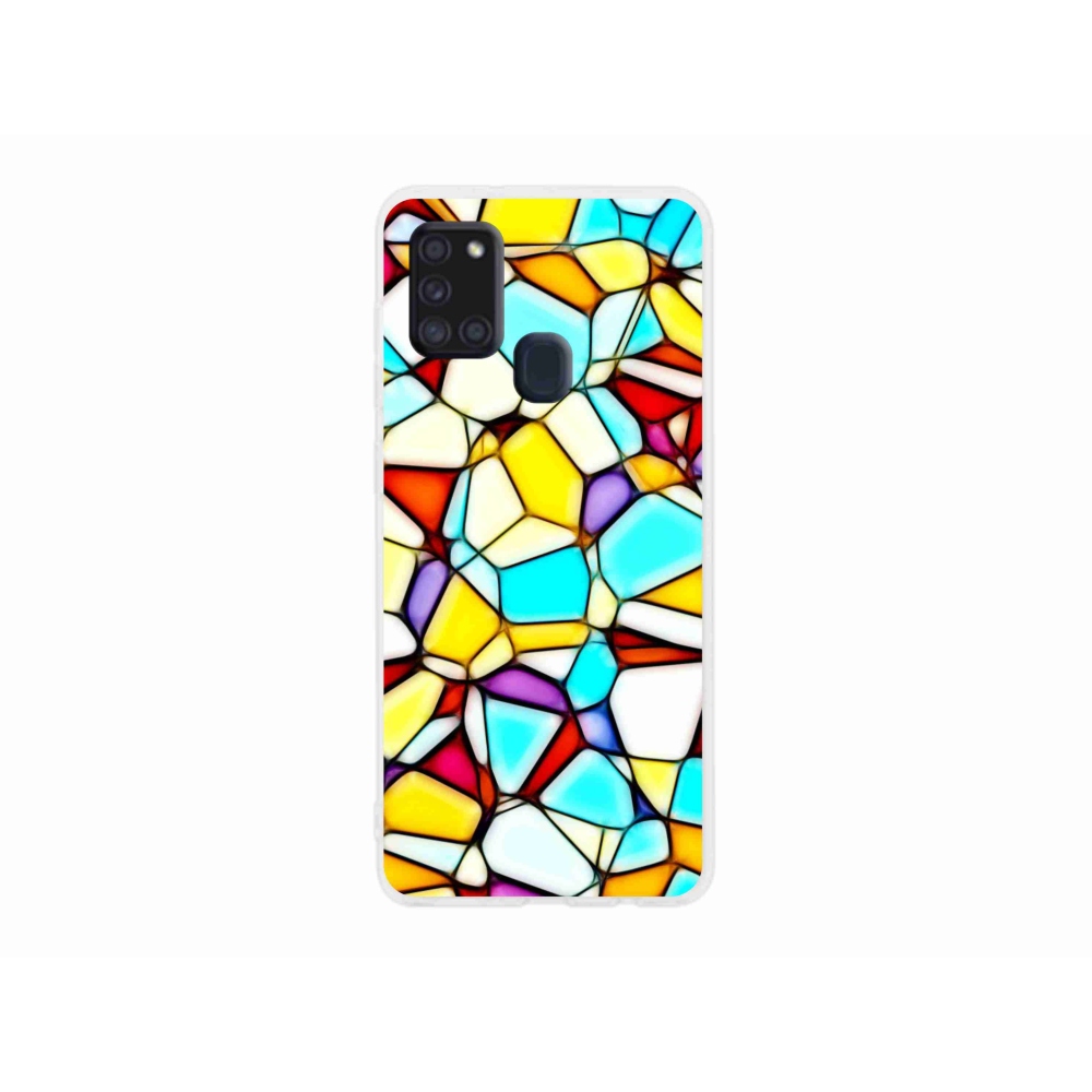 Gelový kryt mmCase na Samsung Galaxy A21s - abstraktní motiv 40
