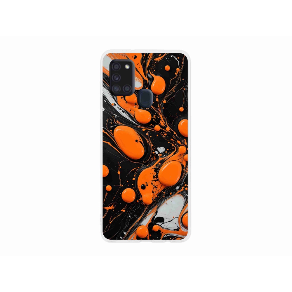 Gelový kryt mmCase na Samsung Galaxy A21s - abstraktní motiv 41