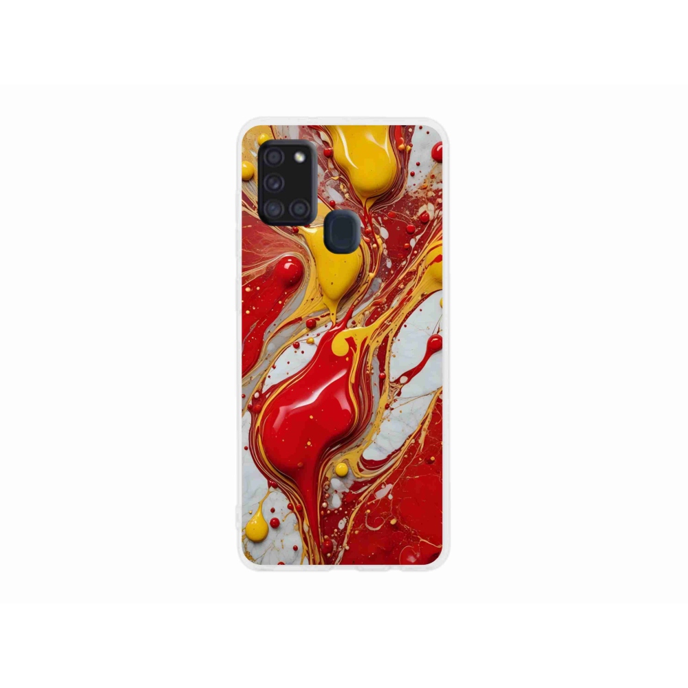 Gelový kryt mmCase na Samsung Galaxy A21s - abstraktní motiv 42