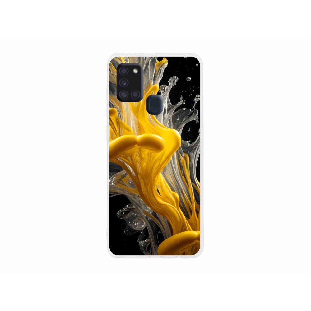 Gelový kryt mmCase na Samsung Galaxy A21s - abstraktní motiv 48