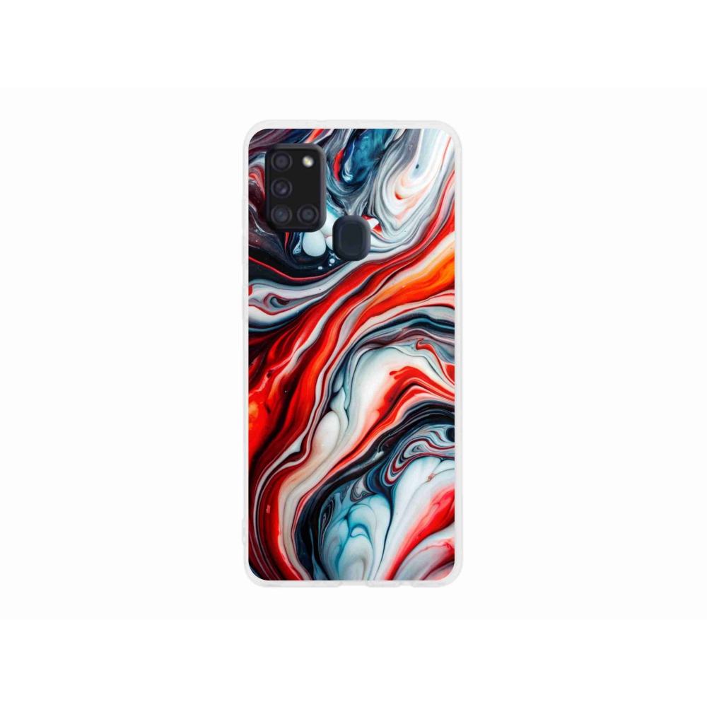 Gelový kryt mmCase na Samsung Galaxy A21s - abstraktní motiv 63