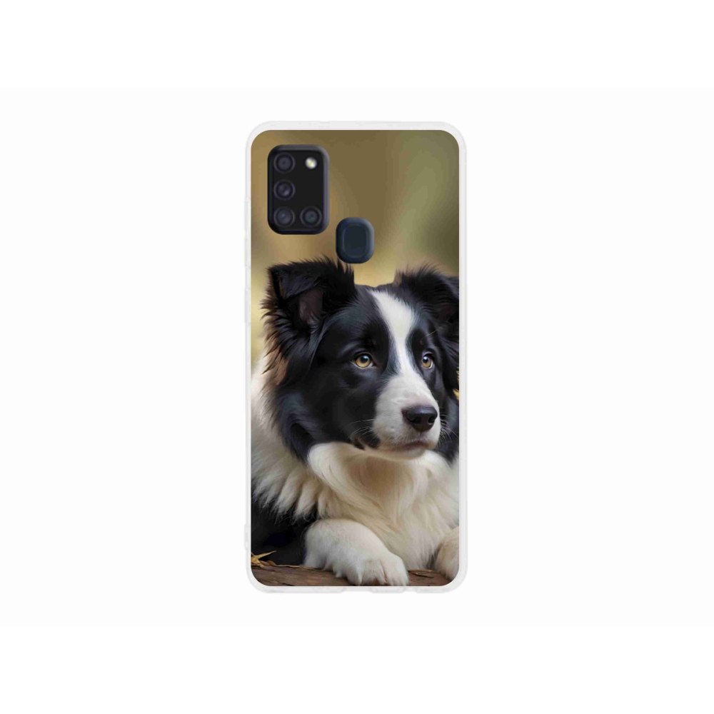 Gelový kryt mmCase na Samsung Galaxy A21s - border kolie 2