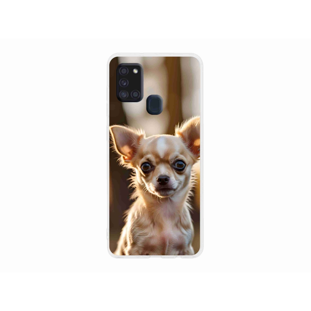 Gelový kryt mmCase na Samsung Galaxy A21s - čivava 6