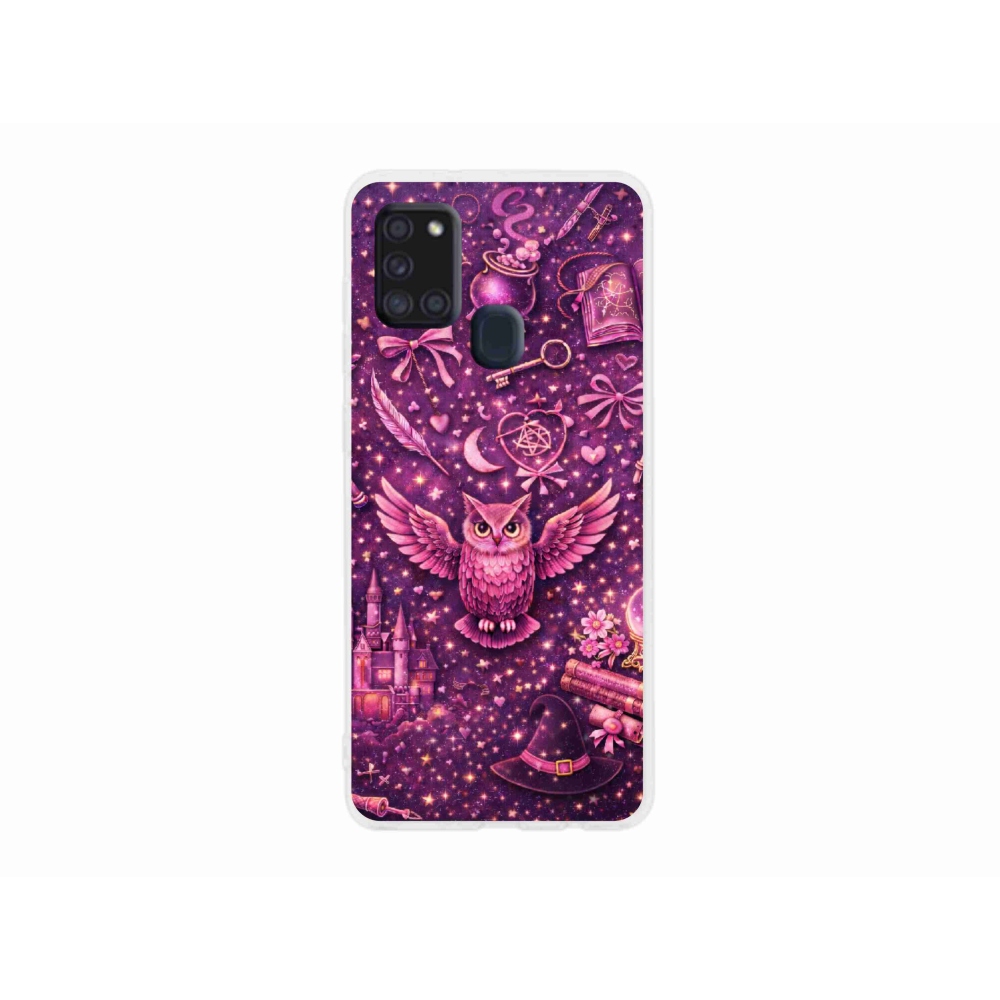 Gelový kryt mmCase na Samsung Galaxy A21s - magický svět