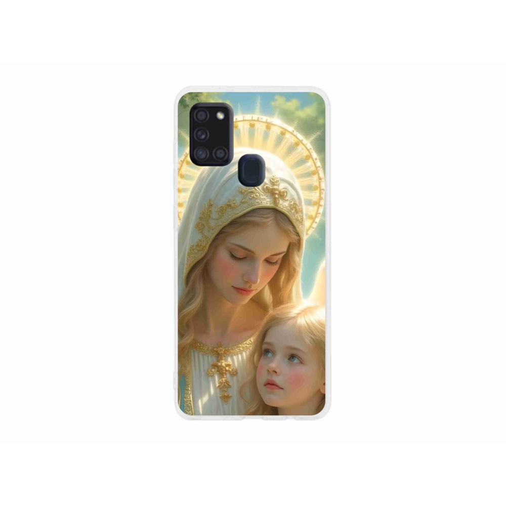 Gelový kryt mmCase na Samsung Galaxy A21s - náboženský motiv 2