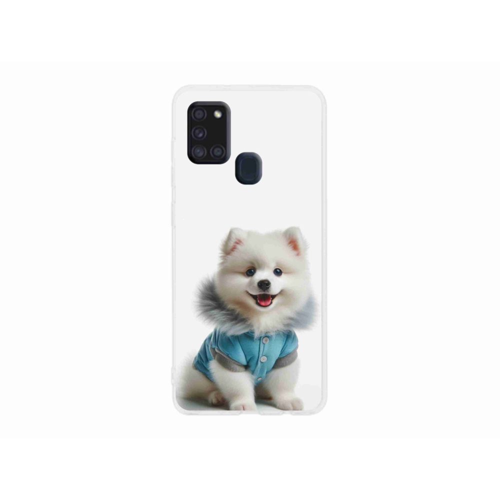 Gelový kryt mmCase na Samsung Galaxy A21s - pomeranian