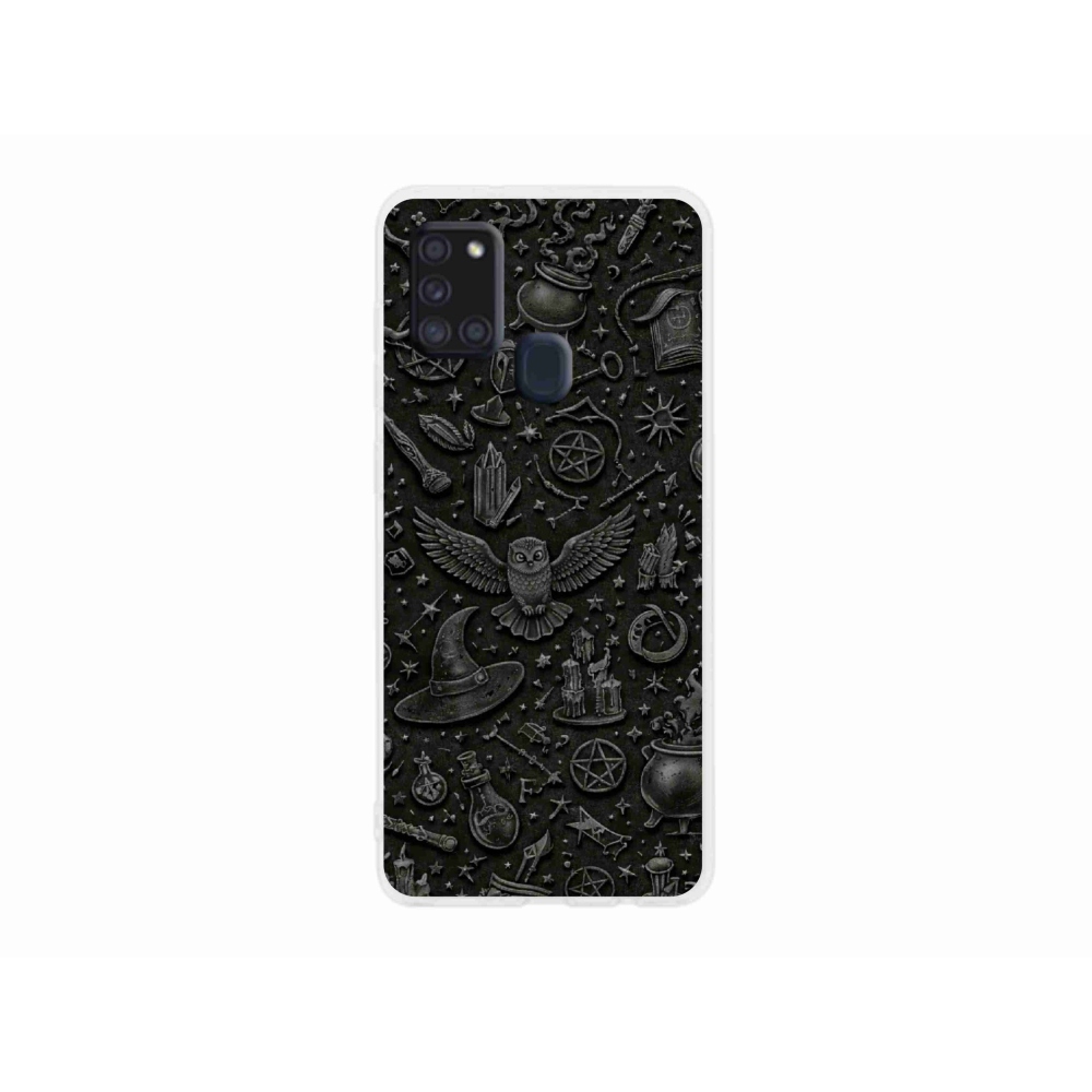 Gelový kryt mmCase na Samsung Galaxy A21s - tmavý magický svět
