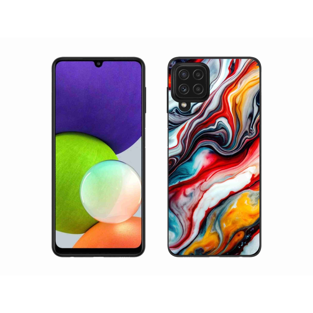 Gelový kryt mmCase na Samsung Galaxy A22 4G - abstraktní motiv 35