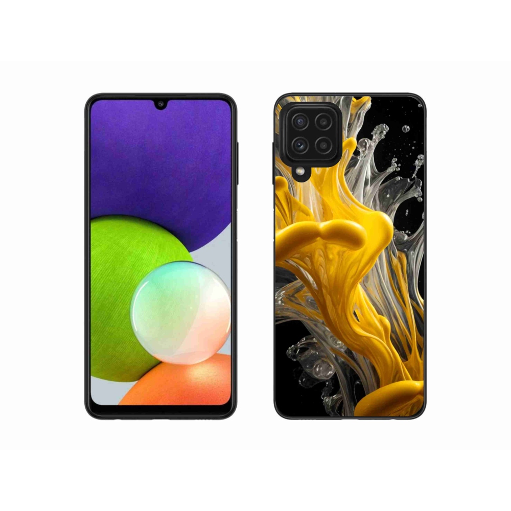 Gelový kryt mmCase na Samsung Galaxy A22 4G - abstraktní motiv 48