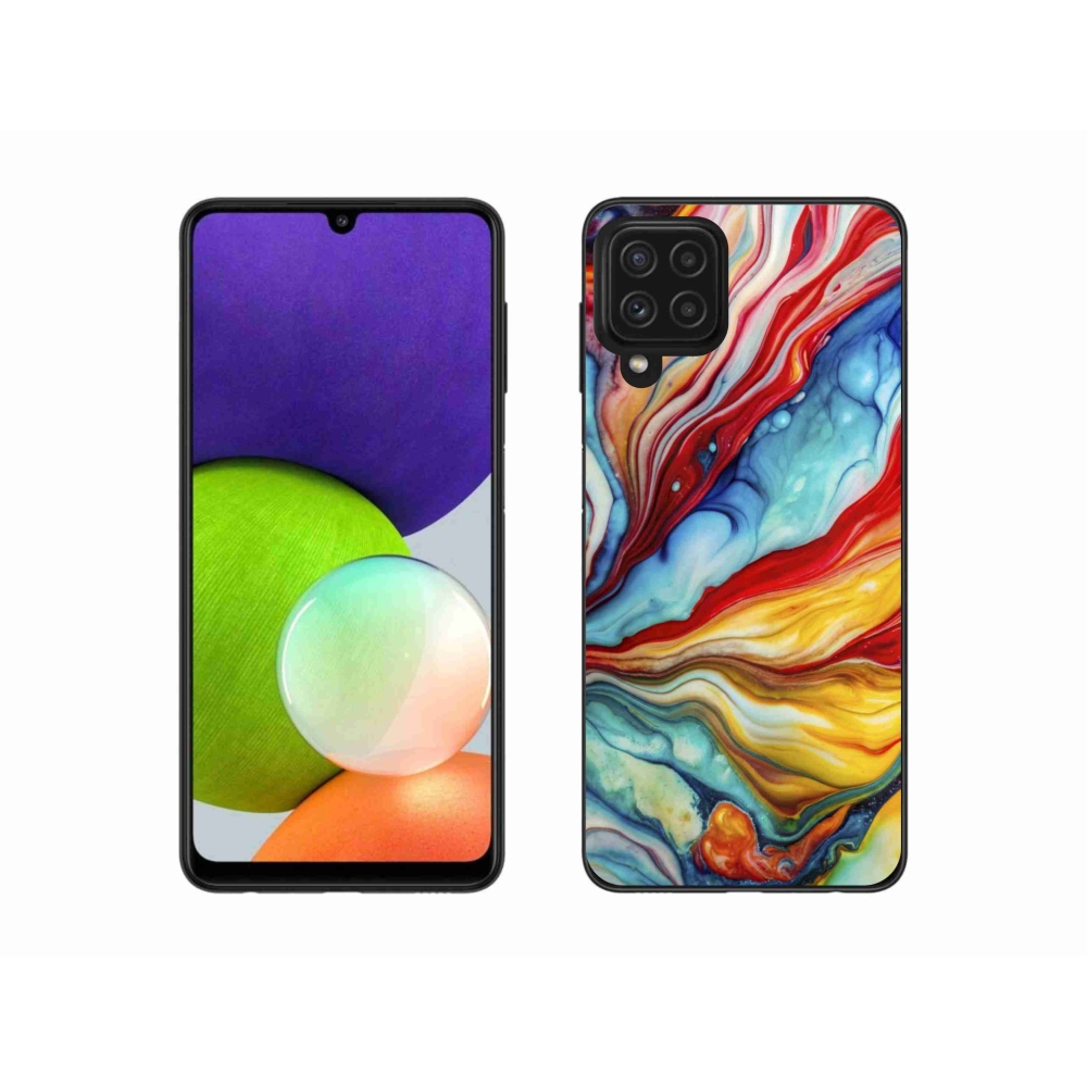 Gelový kryt mmCase na Samsung Galaxy A22 4G - abstraktní motiv 58