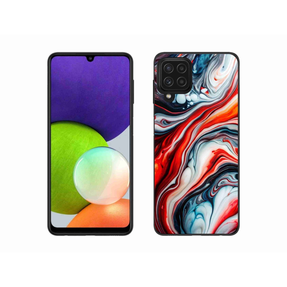 Gelový kryt mmCase na Samsung Galaxy A22 4G - abstraktní motiv 63