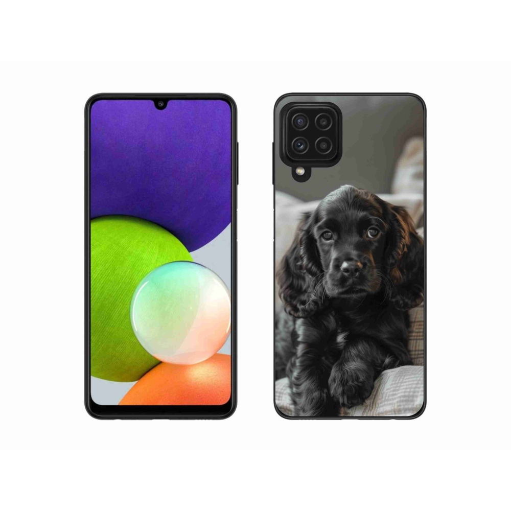 Gelový kryt mmCase na Samsung Galaxy A22 4G - anglický kokršpaněl