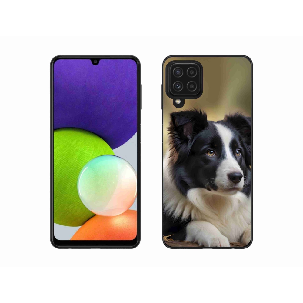 Gelový kryt mmCase na Samsung Galaxy A22 4G - border kolie 2