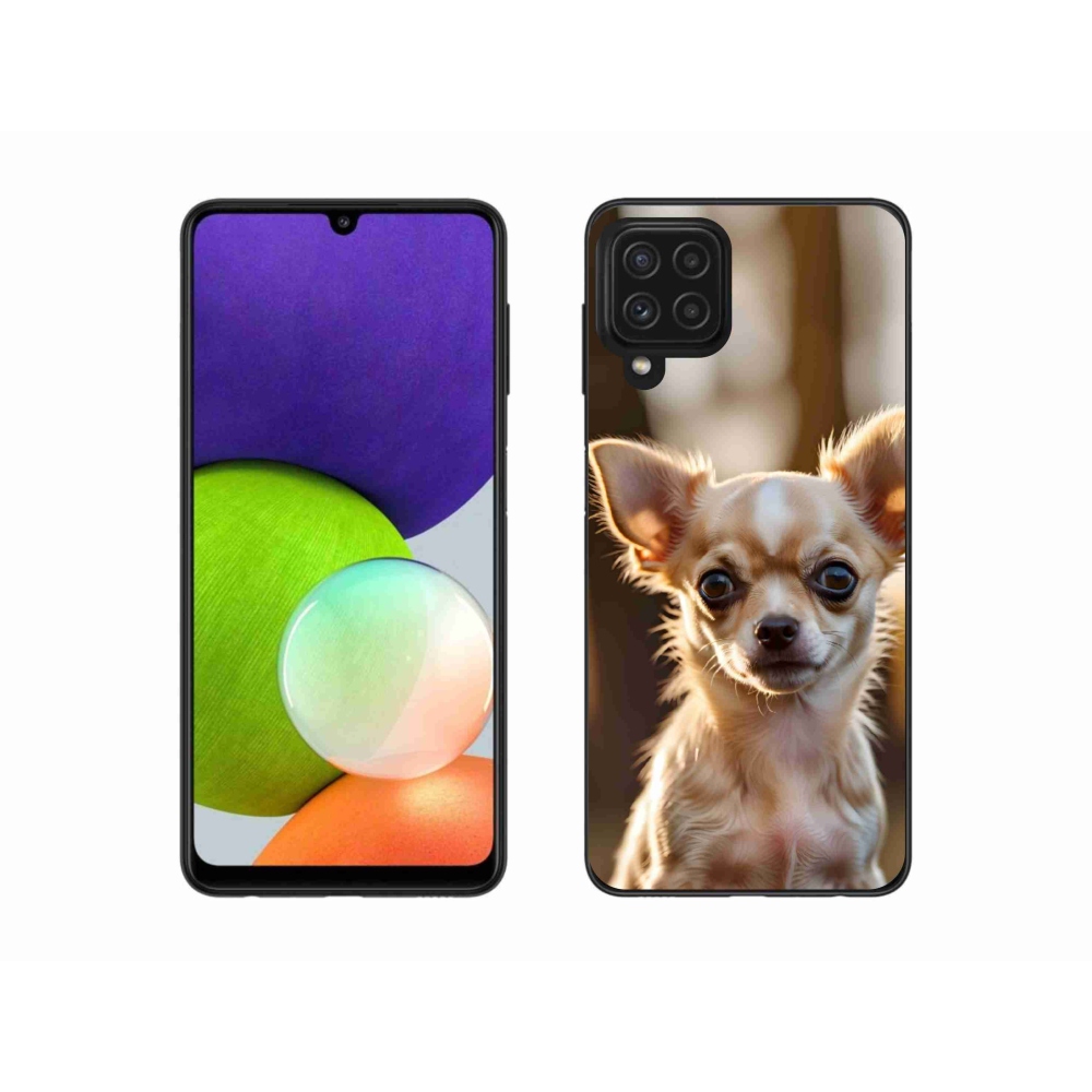 Gelový kryt mmCase na Samsung Galaxy A22 4G - čivava 6