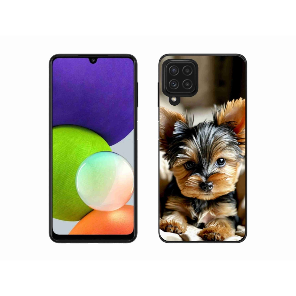 Gelový kryt mmCase na Samsung Galaxy A22 4G - jorkšír 11