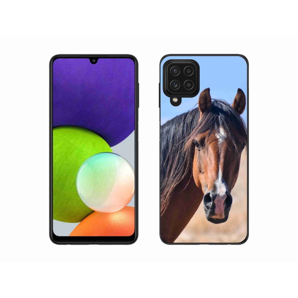 Gelový kryt mmCase na Samsung Galaxy A22 4G - klidný kůň