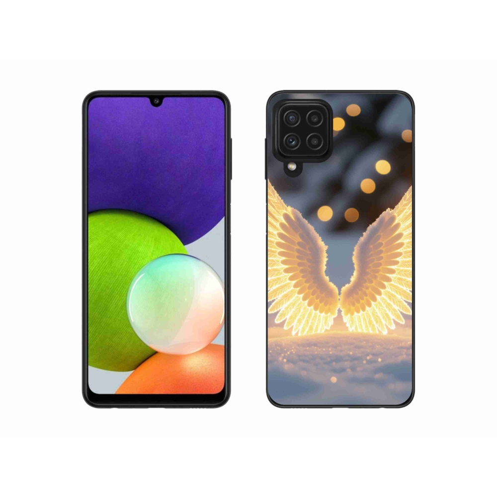 Gelový kryt mmCase na Samsung Galaxy A22 4G - křídla