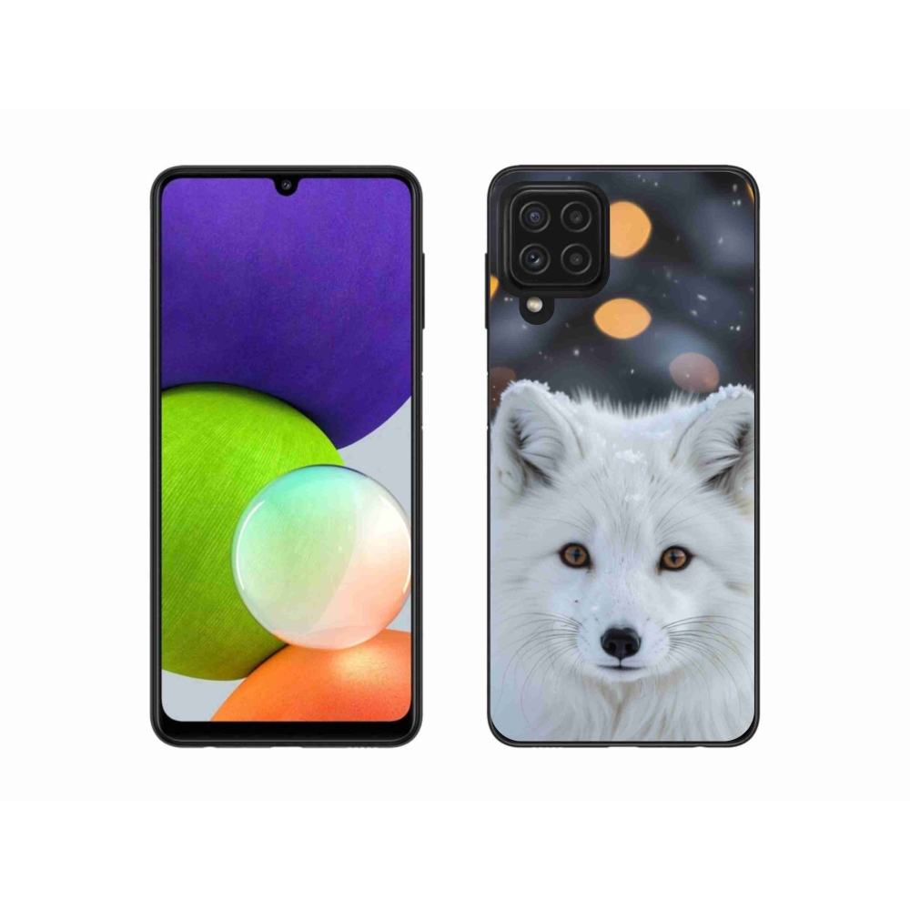 Gelový kryt mmCase na Samsung Galaxy A22 4G - liška polární