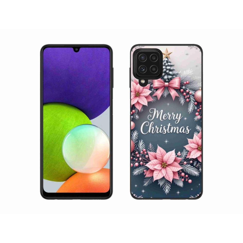 Gelový kryt mmCase na Samsung Galaxy A22 4G - merry christmas