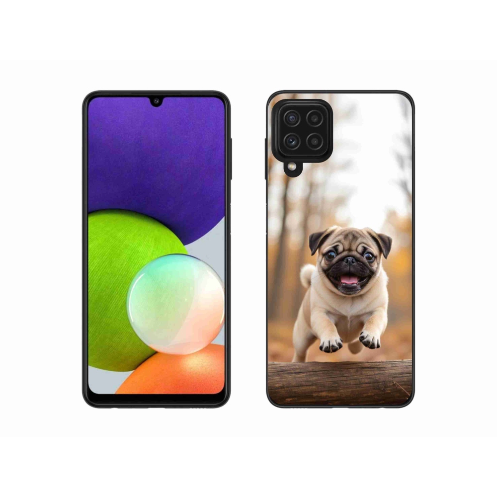 Gelový kryt mmCase na Samsung Galaxy A22 4G - mops 2
