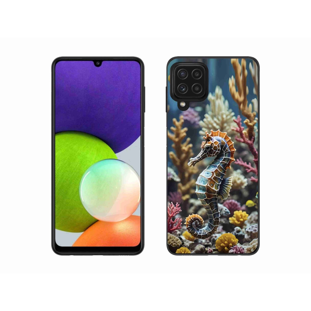 Gelový kryt mmCase na Samsung Galaxy A22 4G - mořský koník 2