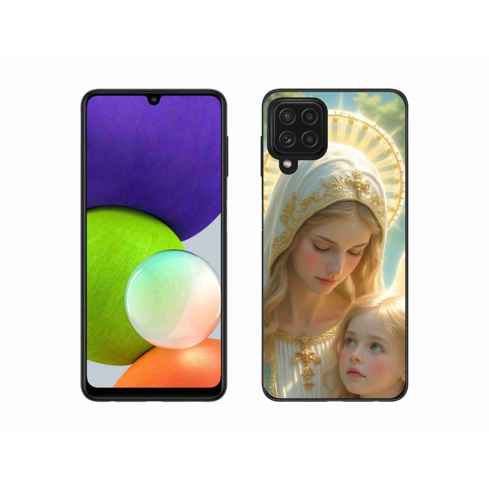 Gelový kryt mmCase na Samsung Galaxy A22 4G - náboženský motiv 2