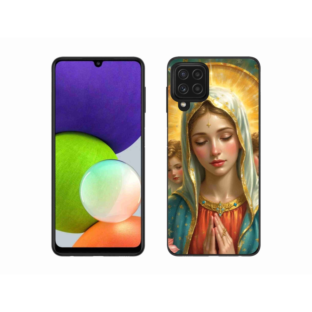 Gelový kryt mmCase na Samsung Galaxy A22 4G - náboženský motiv 3