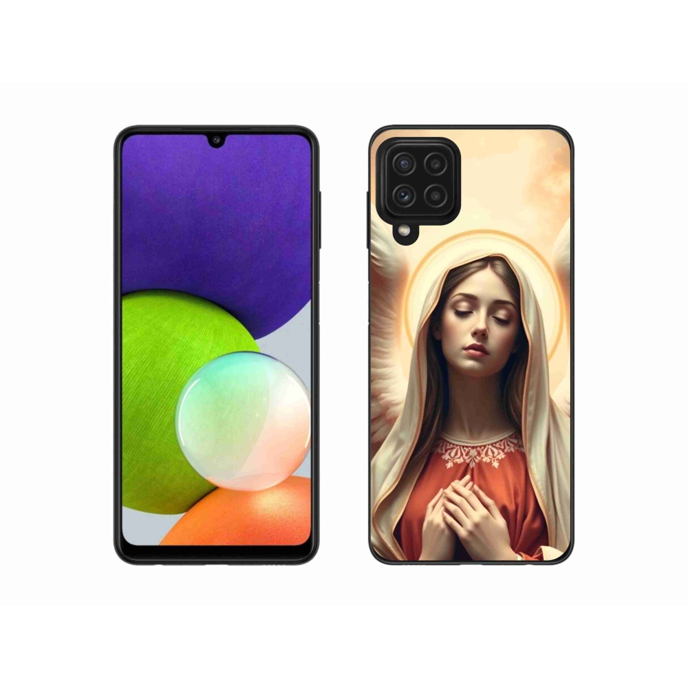 Gelový kryt mmCase na Samsung Galaxy A22 4G - náboženský motiv