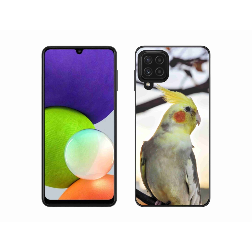 Gelový kryt mmCase na Samsung Galaxy A22 4G - papoušek korela